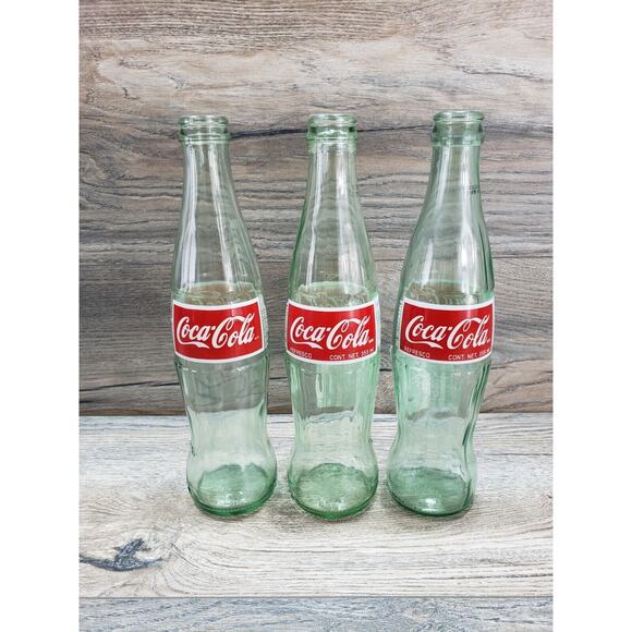 Coca Cola 2002 Bottles Mexico 355ml Empty No caps - Picture 1 of 8